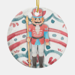 Nutcracker Keramik Ornament