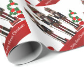 Nutcracker King Christmas Geschenkpapier (Rolleneckpunkt)