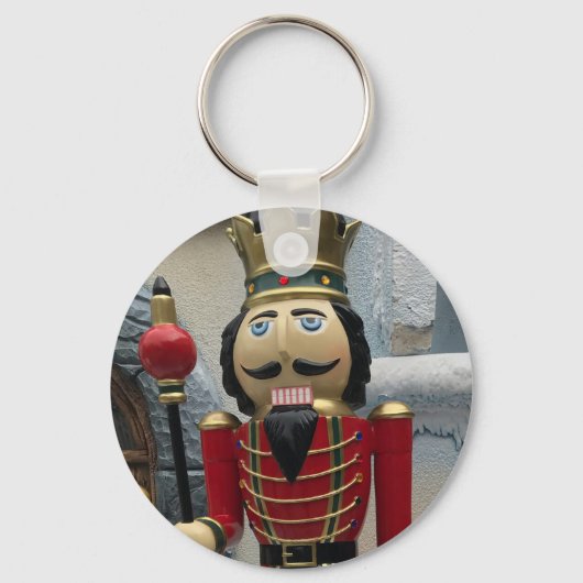 Nutcracker King Guard Weihnachten Schlüsselanhänger (Vorderseite)