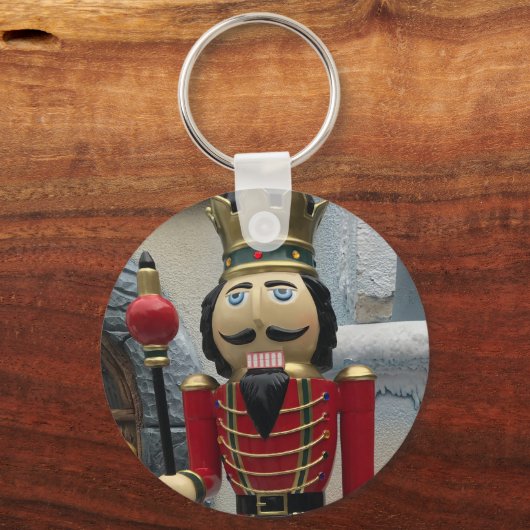 Nutcracker King Guard Weihnachten Schlüsselanhänger (Vorderseite)