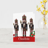 Nutcracker King Personalisiert Karte (Gelbe Blume)
