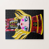 Nutcracker Lady mit Leinen Puzzle (Horizontal)
