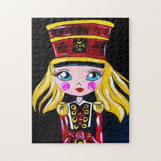 Nutcracker Lady mit Leinen Puzzle (Vertikal)