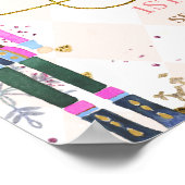 Nutcracker Land der Süßigkeiten 1. Geburtstag Begr Poster (Ecke)