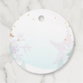 Nutcracker Land der Süßigkeiten Mädchen Geburtstag Geschenkanhänger (Rückseite)