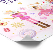 Nutcracker Land der Süßigkeiten Warmes Kakao-Bar Poster (Ecke)