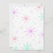 Nutcracker Land der Süßigkeiten Winter Einladung (Rückseite)