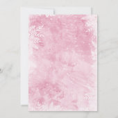 Nutcracker Land der Süßigkeiten Winter Erster Gebu Einladung (Rückseite)