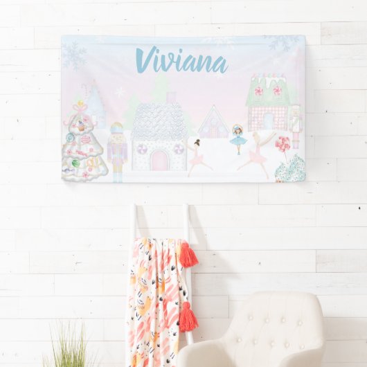 Nutcracker Land Süßigkeiten Banner (Insitu)