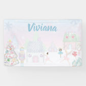 Nutcracker Land Süßigkeiten Banner (Horizontal)