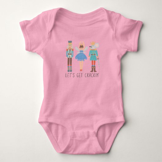 Nutcracker Lass uns Unisex Baby Bodysuit Cracking Baby Strampler (Vorderseite)
