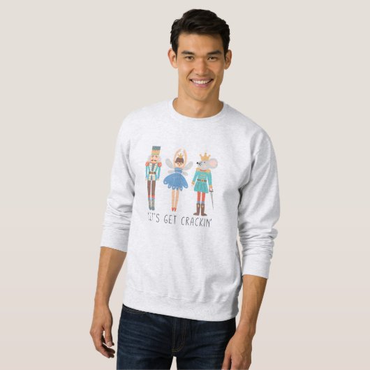 Nutcracker Lass uns Unisex Sweatshirt knacken. (Vorne ganz)
