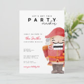 Nutcracker Lassen Sie uns dieses Party knacken Url Einladung (Stehend Vorderseite)