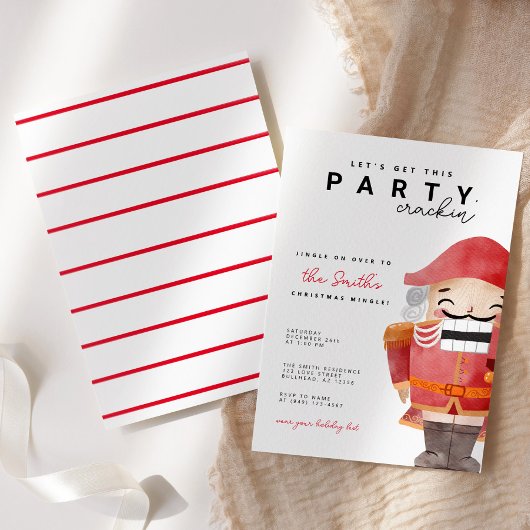 Nutcracker Lassen Sie uns dieses Party knacken Url Einladung