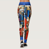 Nutcracker Leggings Weihnachten auf Zwielicht (Rückseite)