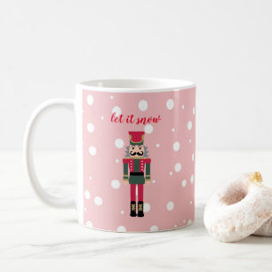 Nutcracker Let it Snow Weihnachten Kaffee Tasse