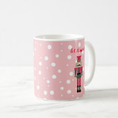 Nutcracker Let it Snow Weihnachten Kaffee Tasse (VorderseiteRechts)