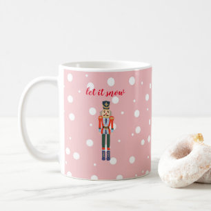 Nutcracker Let it Snow Weihnachten Kaffee Tasse
