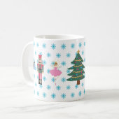 Nutcracker Let it Snow Weihnachten Kaffee Tasse (Vorderseite Links)