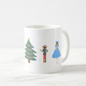 Nutcracker Let it Snow Weihnachten Kaffee Tasse (VorderseiteRechts)