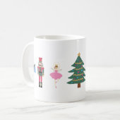 Nutcracker Let it Snow Weihnachten Kaffee Tasse (Vorderseite Links)