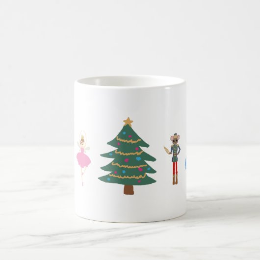Nutcracker Let it Snow Weihnachten Kaffee Tasse (Mittel)