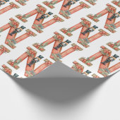 Nutcracker Letter N Christmas Geschenkpapier (Ecke)