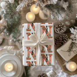 Nutcracker Letter N Christmas Geschenkpapier