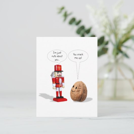 Nutcracker-Liebe Postkarte (Stehend Vorderseite)