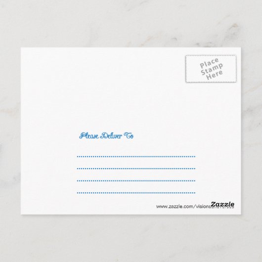 Nutcracker-Liebe Postkarte (Rückseite)