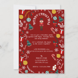 Nutcracker Magic Christmas Party Einladung