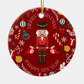Nutcracker Magie Keramik Ornament (Vorne)