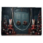 Nutcracker Magie: Weihnachtsgeschenktasche Große Geschenktüte (Rückseite)
