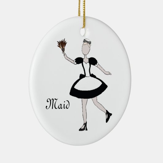 Nutcracker Maid Keepake Ornament (Rechts)