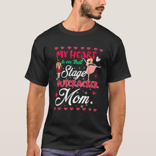 Nutcracker Mama Liebe Ballett Tanz Mama Weihnachts T-Shirt (Vorderseite)