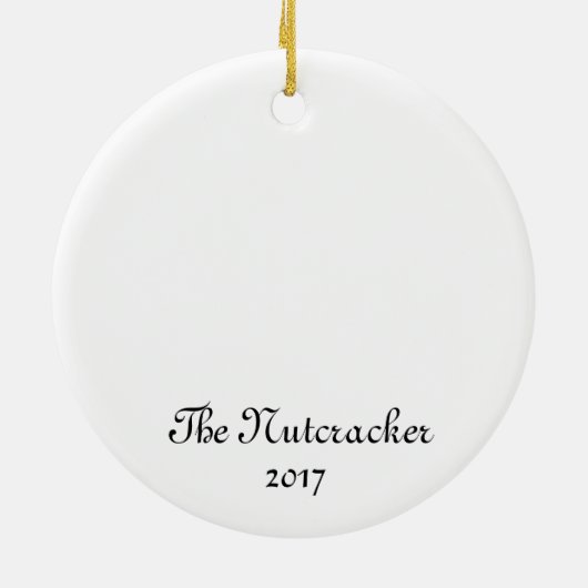 Nutcracker Marzipan Keepake Ornament (Hinten)