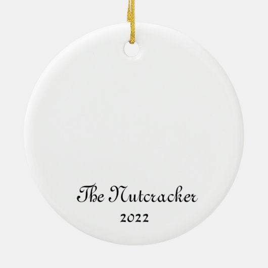 Nutcracker Marzipan Keepake Ornament individuell a (Hinten)