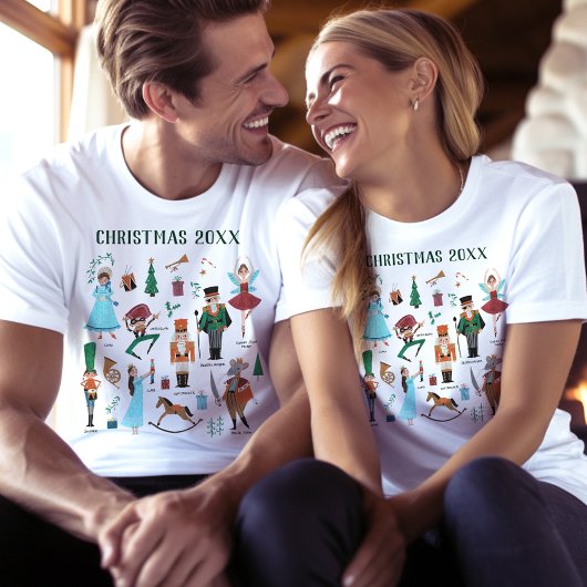 Nutcracker Matching Familienweihnachtsballett T-Shirt