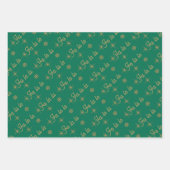 Nutcracker Maus King Ballet Pink Weihnachten Geschenkpapier Set (Vorderseite 3)