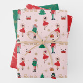 Nutcracker Maus King Ballet Weihnachtswrapping Pa Geschenkpapier Set (Beispiel)