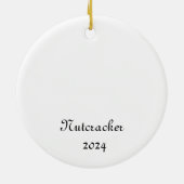 Nutcracker Maus/Koch/Engel-Ornament Keramik Ornament (Hinten)