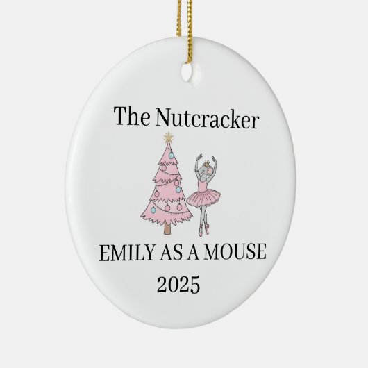 Nutcracker-Maus-Ornament, Geschenk von Cast-Mitgli Keramik Ornament (Rechts)