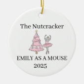 Nutcracker-Maus-Ornament, Geschenk von Cast-Mitgli Keramik Ornament (Vorne)