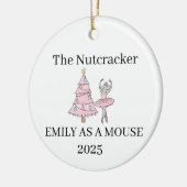 Nutcracker-Maus-Ornament, Geschenk von Cast-Mitgli Keramik Ornament (Links)