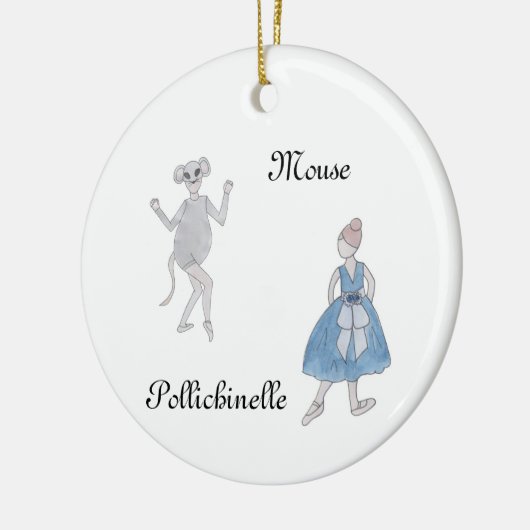 Nutcracker Maus/Pollichinelle Keepake Ornament (Links)