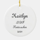 Nutcracker Maus/Pollichinelle Keepake Ornament (Hinten)