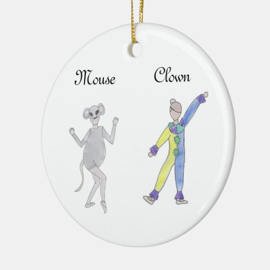 Nutcracker Maus/Pollichinelle Keepake Ornament (Links)