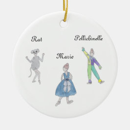 Nutcracker Maus/Pollichinelle Keepake Ornament