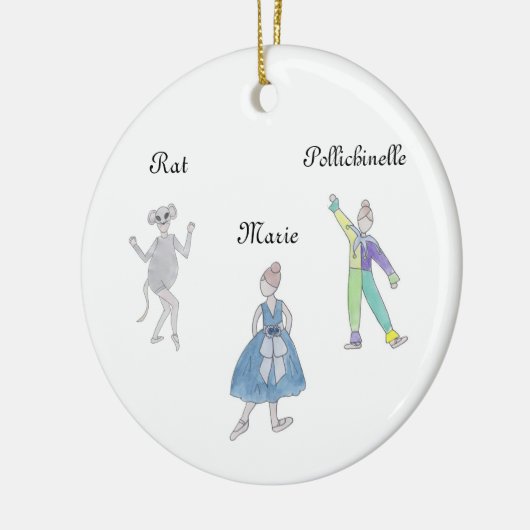 Nutcracker Maus/Pollichinelle Keepake Ornament (Links)