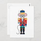 Nutcracker-Maus Postkarte (Vorne/Hinten)